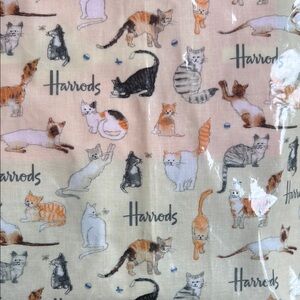 Harrods Cat Print Apron